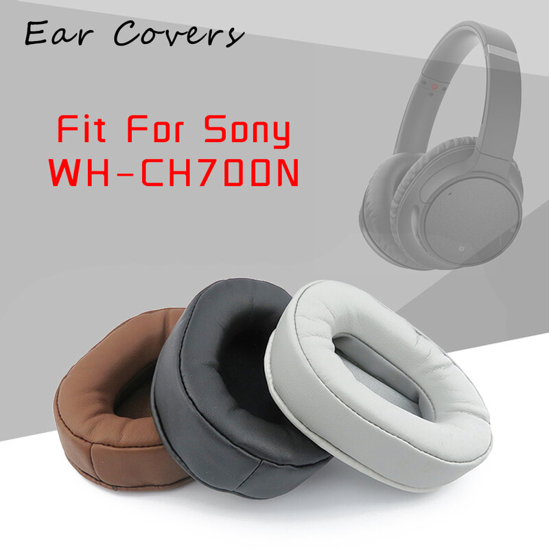 Telinga Mencakup Bantalan Telinga untuk Sony WH CH700N WH-CH700N Headphone Bantalan Telinga Pengganti Telinga Bantal