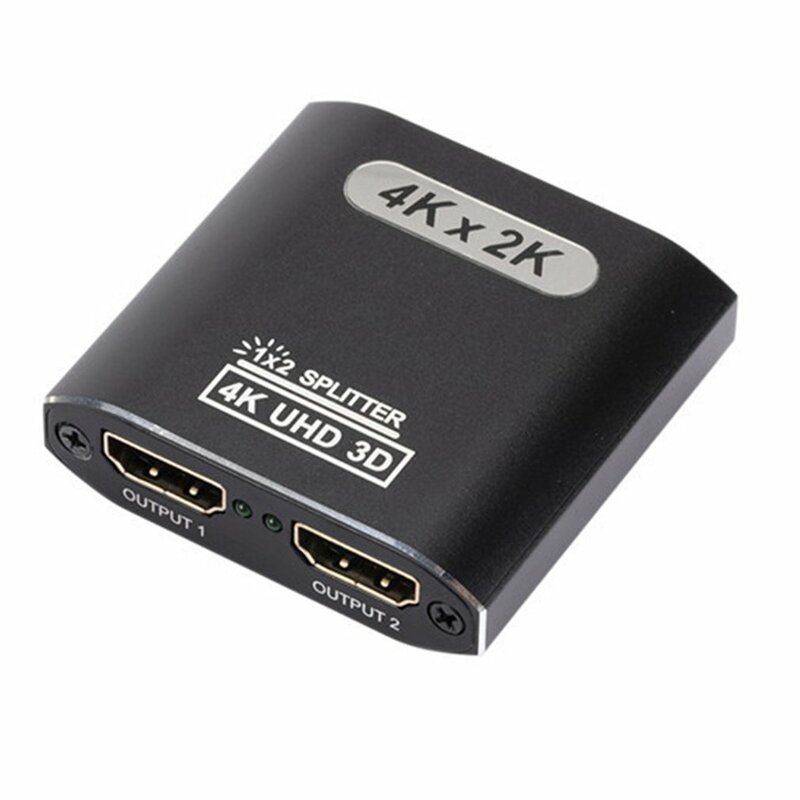 Pemisah Yang Kompatibel dengan HDMI 1 Dalam 2 Keluar 4K * 2K Pengalih Yang Kompatibel dengan HDMI Pemisah Yang Kompatibel dengan Hdmi Satu Titik Dua Layar Terpisah