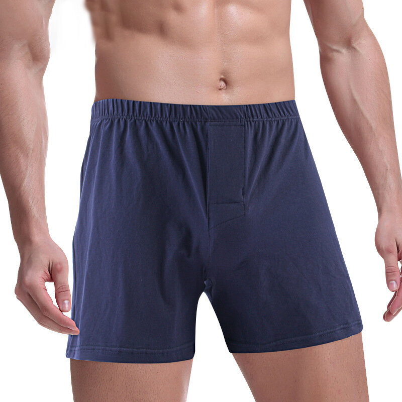 Мужская одежда для сна, короткие брюки, мягкие удобные дышащие хлопковые свободные мужские бриджи для сна