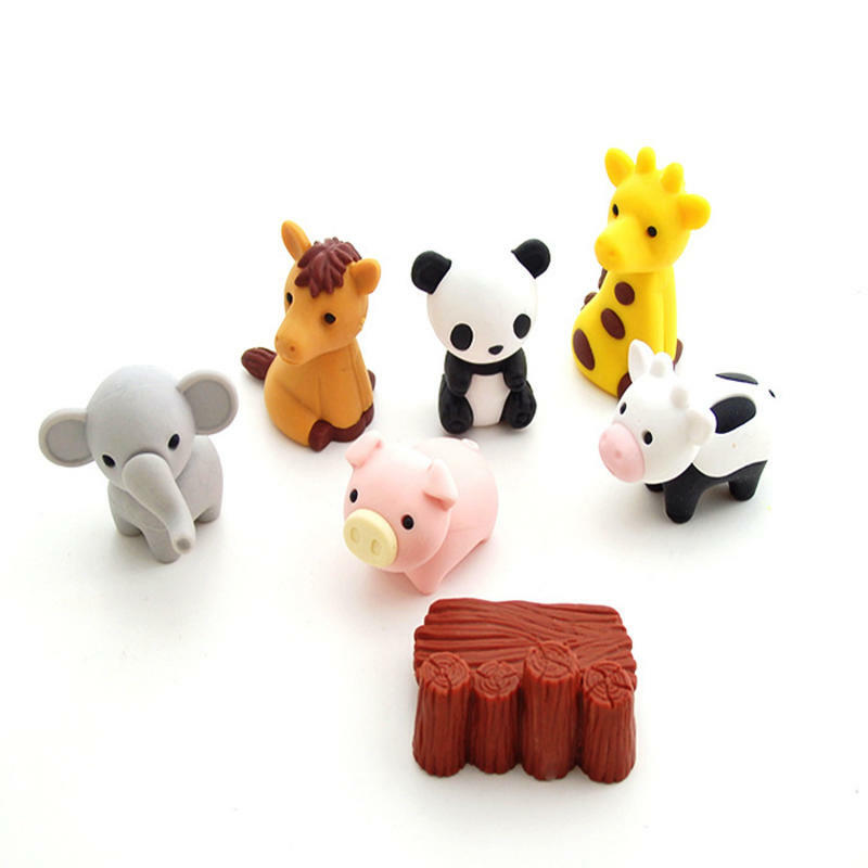 1 sztuk Cute Cartoon Roller/kolorowe prostokąt gumka gumka Kawaii szkolne materiały papiernicze prezenty dla dzieci szkolne materiały korekcyjne