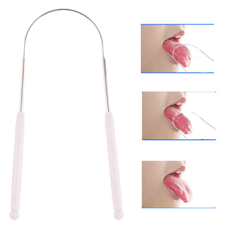ステンレス製の舌スクレーパー,1ピース,口腔クリーナー,歯ブラシ,口腔衛生,高品質