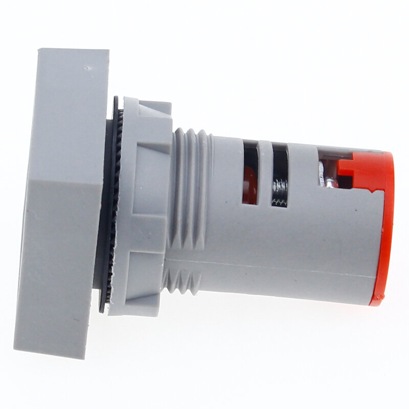 Amperímetro Digital de 22MM 0-100A, medidor de corriente/medidores de voltaje, indicador de lámpara Led, luz de señal cuadrada