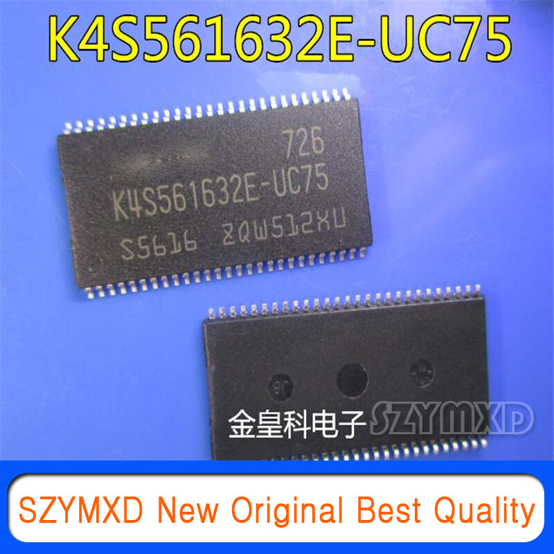 5 sztuk/partia nowy oryginalny K4S561632E-UC75 TSSOP54 256Mb SDRAM Import | Oryginalny | W magazynie