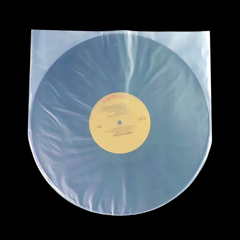 50pc 12 "명확한 비닐 기록 보호자 LP 기록 부대 정전기 방지 기록 소매