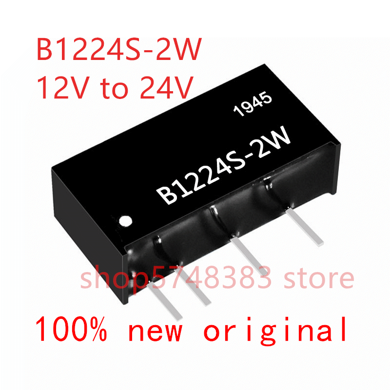 1PCS/LOT 100% new original B1224S-2W B1224S 2W B1224 12V to 24V  isolation power supply
