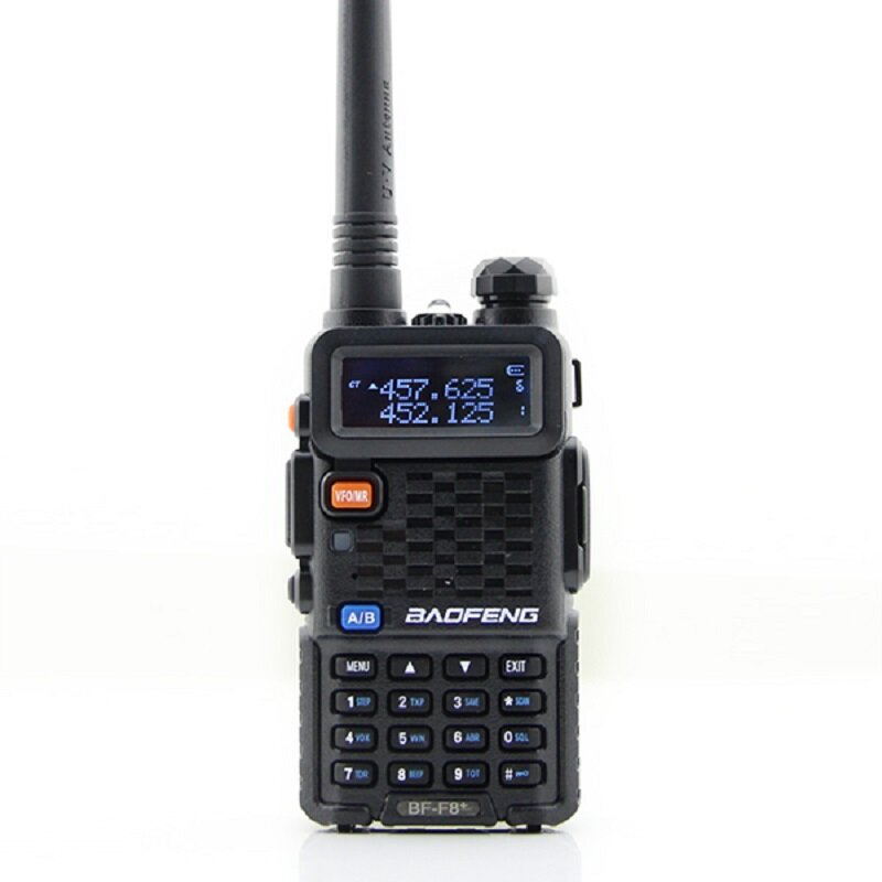 Baofeng BF-F8 + ชุด Walkie Talkie แบบพกพาวิทยุแบบพกพา Walkie Talkie วิทยุ5W UHF VHF Dual Band