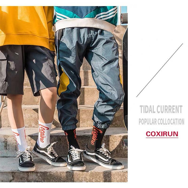 Nueva moda Harajuku ins tide calcetines para hombres de calle alta hip hop calcetines cálidos suaves divertidos novedad Calcetines unisex street trend Pepsi calcetín