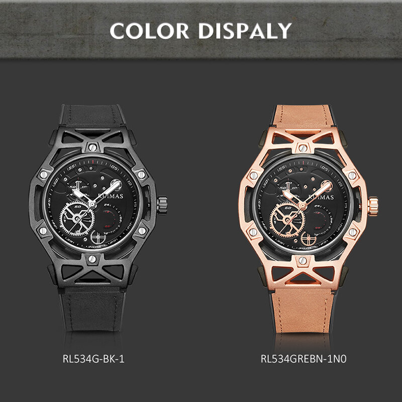 Relojes deportivos de Aleación inoxidable para Hombre, de moda militar, de calidad A, A prueba de agua, de cuero, de marca superior, Reloj de pulsera de cuarzo para Hombre