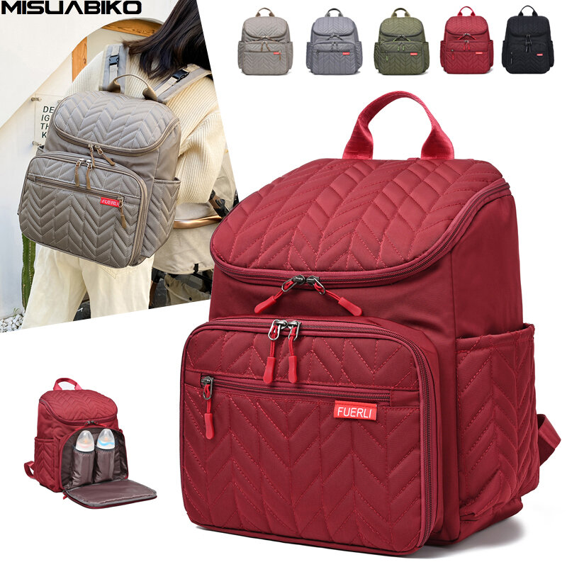 Fashion Mommy Diaper Bags Backpack Maternity Large Capacity Travel Nappy Backpacks Stroller Organizer Baby Bags for Baby Care