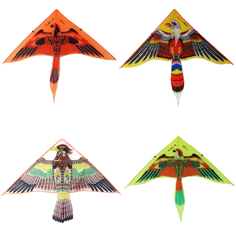 Spaß Flache Adler Kite oder Linie String Kinder Fliegen Vogel Drachen Windsack Outdoor Sport Spielzeug Garten Tuch Spielzeug Für Kinder geschenke