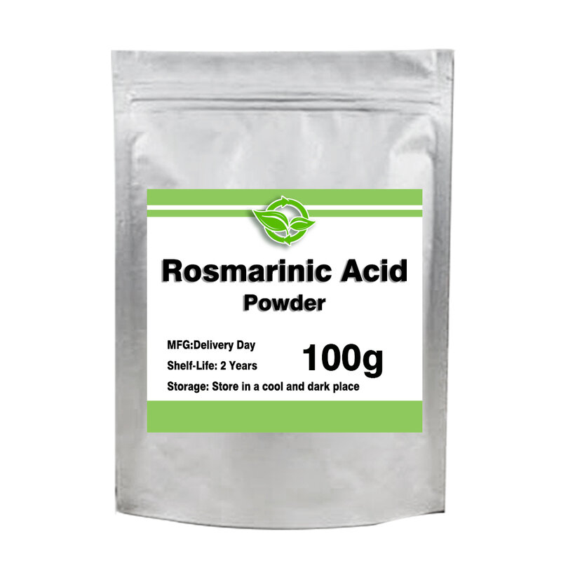 100% Pure Natural Rosmarinic Acid Powder สารต้านอนุมูลอิสระเครื่องสำอางวัตถุดิบ