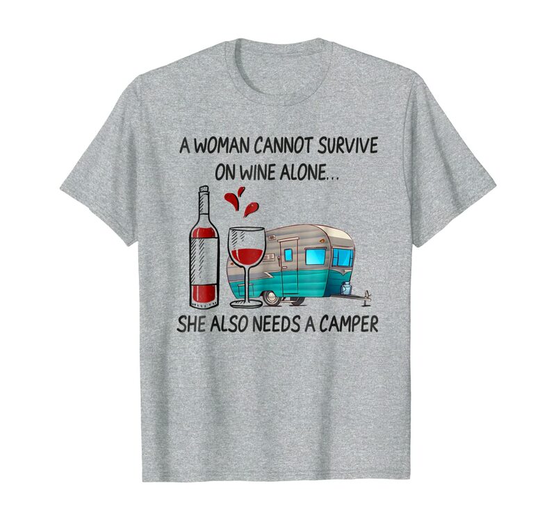 Una mujer no puede soportar solo el vino y también necesita un Camper
