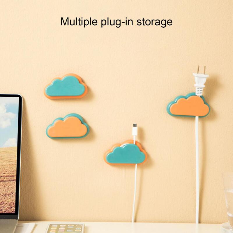 Cable Organizer Chic USB Earphone Network Cable Organizer Rounded Edges Poweful Load-bearing Plug Holder