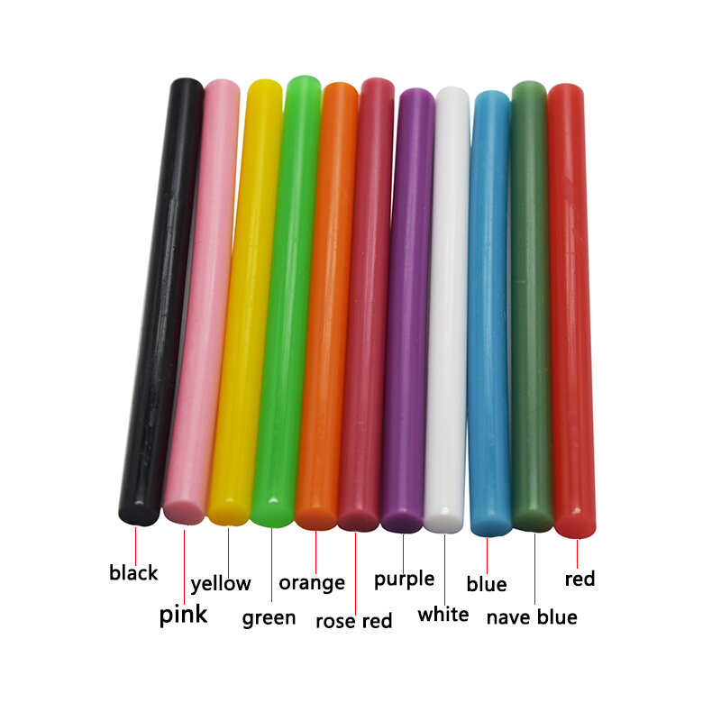 Mix Colorful 7x100MM Hot Melt Glue Sticks 7MM For Electric Glue Gun Craft DIY Hand Repair Accessories Adhesive Sealing Wax Stick