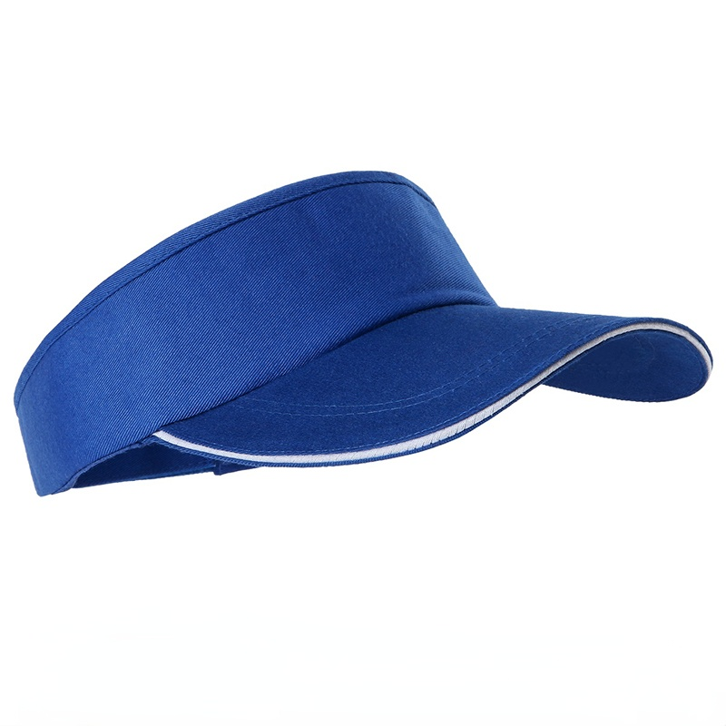Sombreros de sol ajustables Unisex, visera Lisa para deporte, Golf, tenis, transpirable