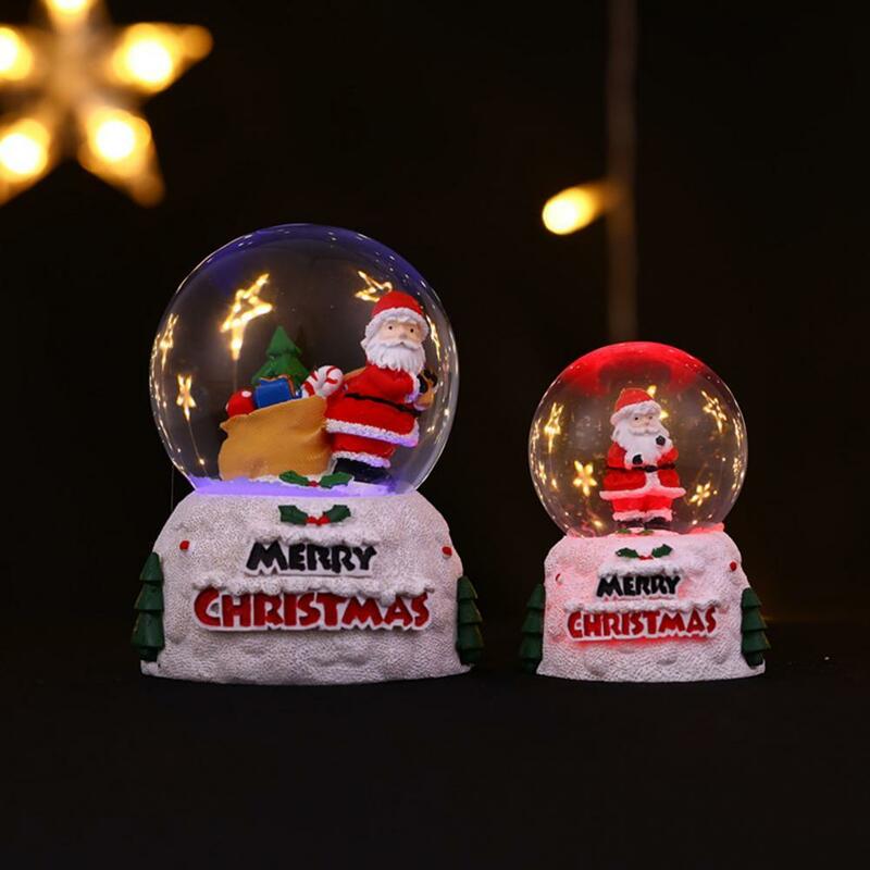 Hadiah Ulang Tahun Ornamen Natal Kartun 3D Miniatur Tahan Jatuh