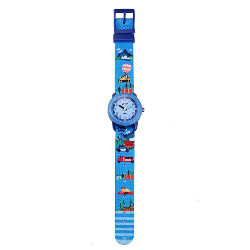 Wysokiej jakości bajkowy zegarek dla dzieci wodoodporny, odporny na czas pasek kwarcowy cyfra arabska Dial zegarki chłopięce i dziewczęce