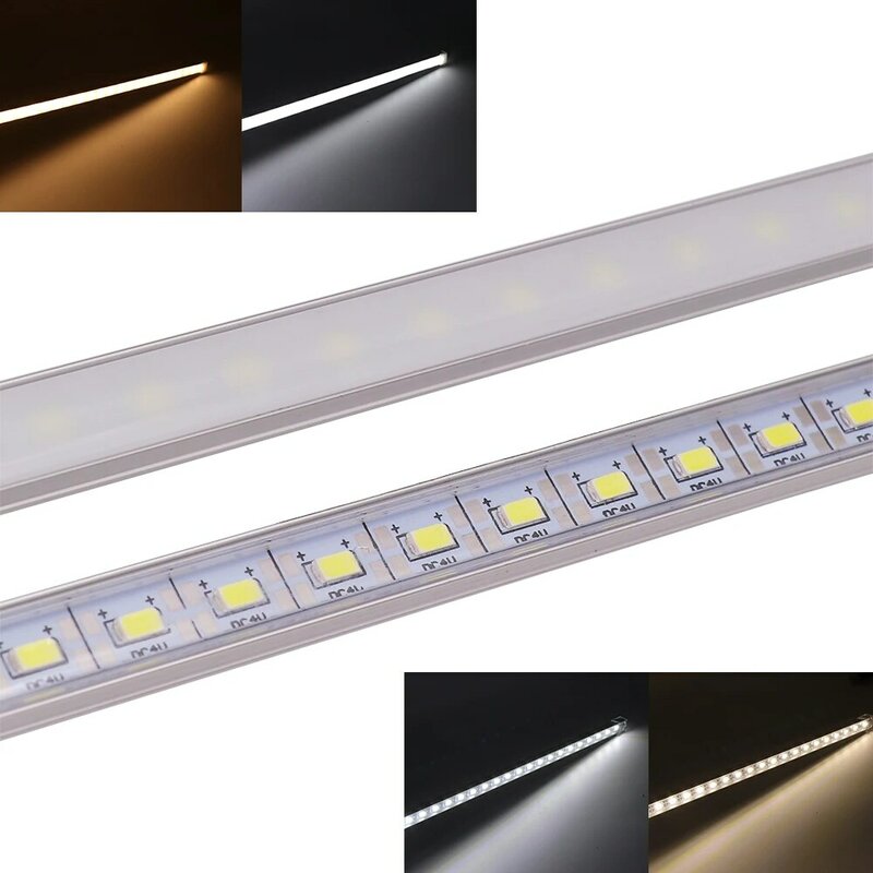 DC5V USB Cấp Nguồn Đèn LED Thanh Có Công Tắc Dây Đèn LED Ánh Sáng 5630 LED Cứng Nhắc Dây 7/15/24 28/36 Đèn Led Tủ Bếp Đèn Ngủ