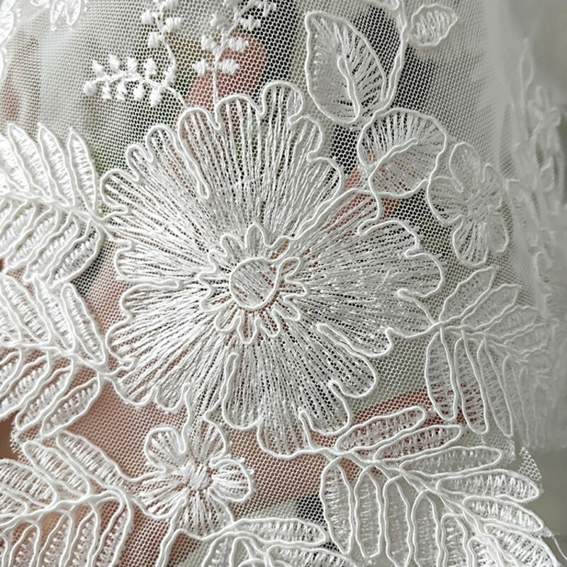 Europejskiej koronki tkaniny Seiko kwiat haft obrus kurzu tkaniny balkon mały okrągły stół Tapete świąteczne dekoracje ślubne