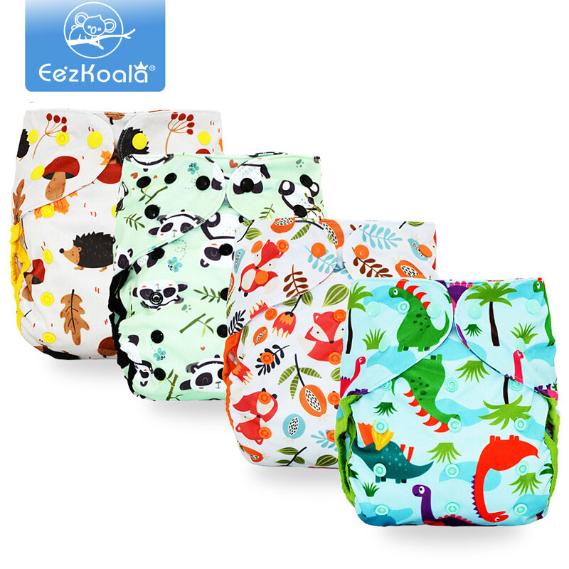 EezKoala Big XL Size Cloth Diaper Cover Washable Baby  Reusable Real Cloth Pocket Nappy Diaper Cover Wrap Nappy