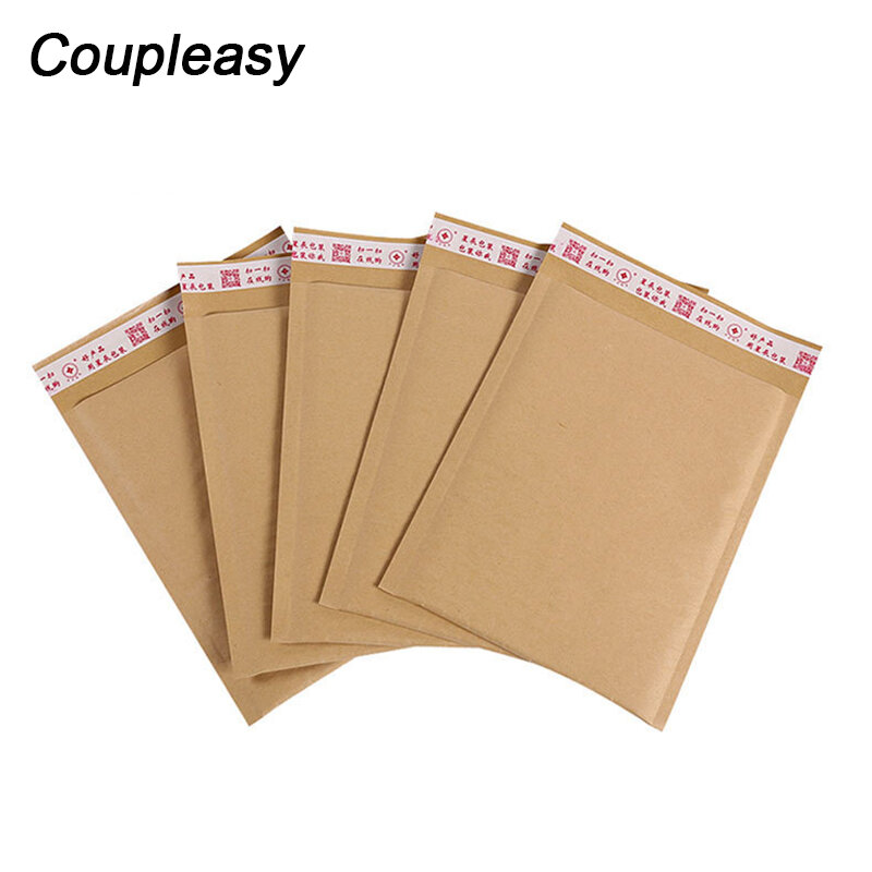 30Pcs 7 Sizes Kraft Paper Bubble Envelopes Bags Shockproof Bubble Mailers Padded Shipping Envelope With Bubble Mailing Bag