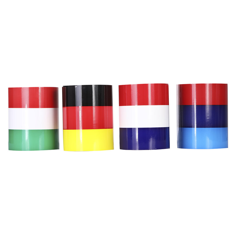 Pegatina personalizada para coche, para cuerpo calcomanía de vinilo, bandera nacional de Alemania, Italia, Francia, Rusia, color BMWColored