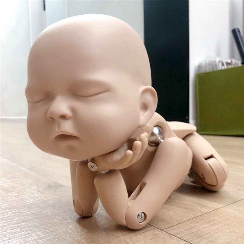 신생아 사진 소품 아기 사진 액세서리 신생아 포즈 인형 시뮬레이션 훈련 모델