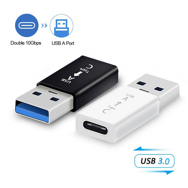 Переходник USB-C/USB 3.0, Thunderbolt 3, алюминиевый, для MacBook Pro 2017, Samsung Note 8, S8, Google Pixel 2 XL, поддержка OTG