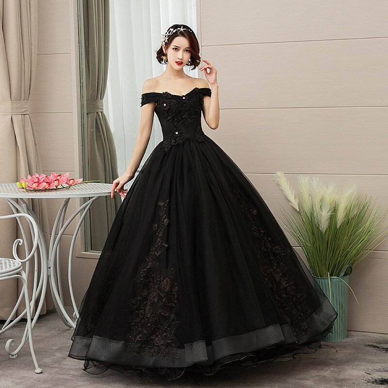 2023 Applique Quinceanera gaun bola gaun renda bordir bahu terbuka pesta gaun Prom Vestidos 10 warna