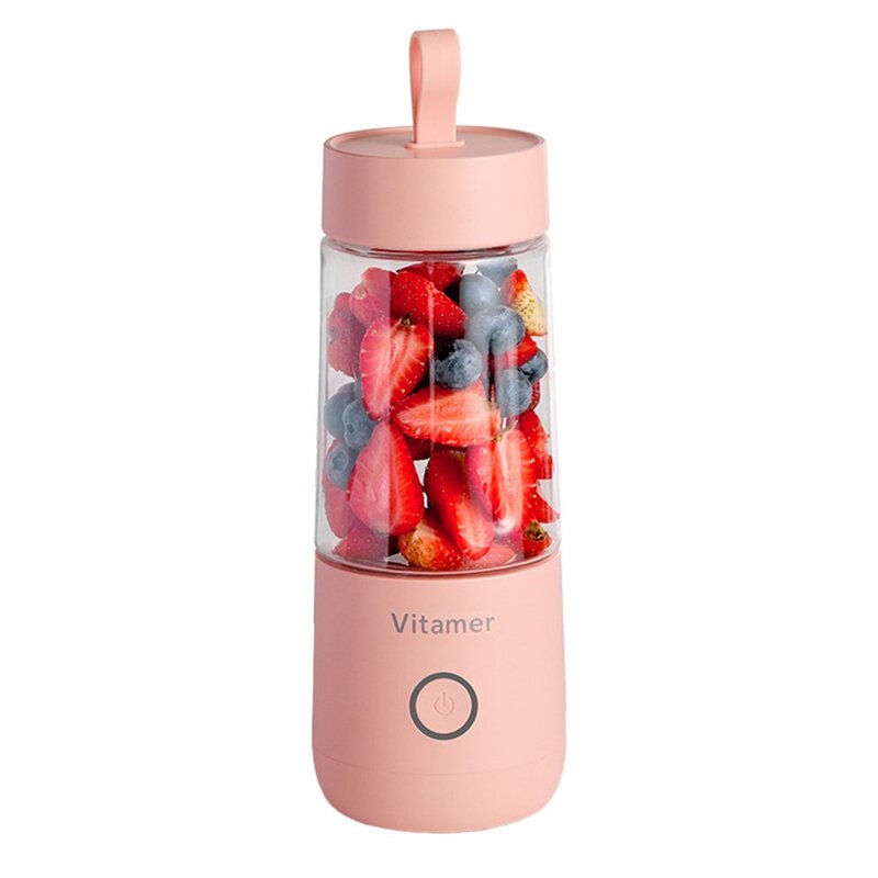 Mini botella de jugo de vitamina eléctrica portátil, exprimidor de frutas, máquina licuadora de carga, fabricante de batidos para viajes de dormitorio