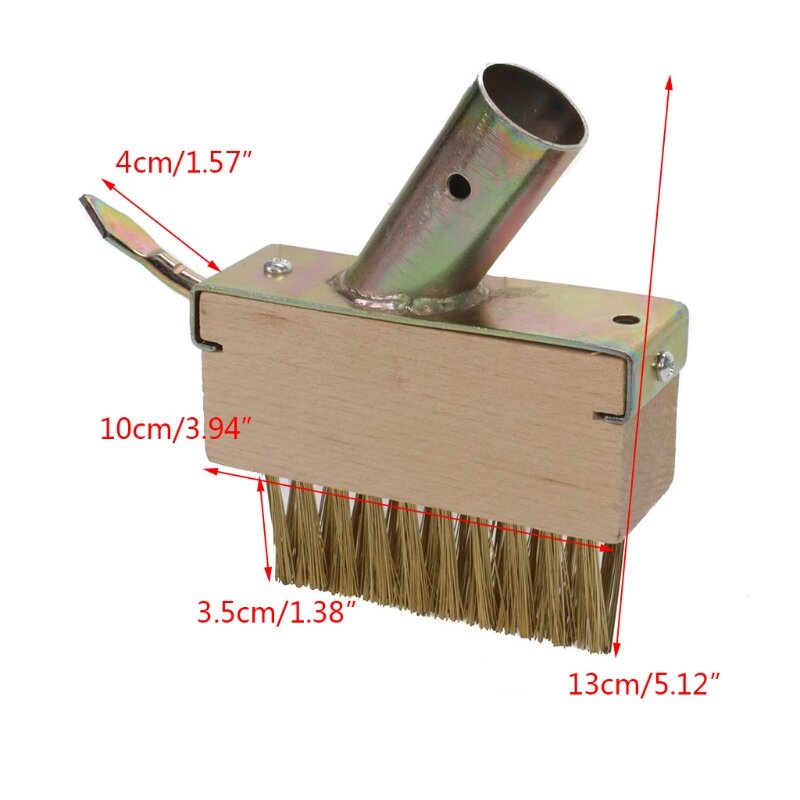 K1KA Portable Joint Brush Bristles Replacement Brushes Garden Cleaning Brushes Convenient for Moss and Weeds Garden