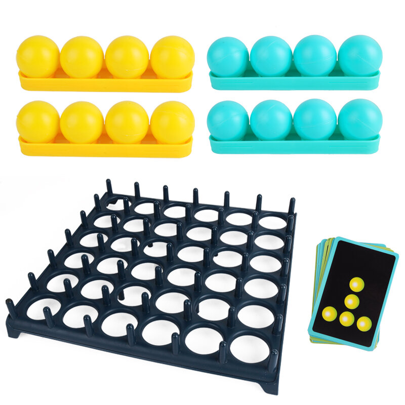 Puzzle interactif Parent-enfant amusant, jeu de plateau à 3 balles rebondissantes