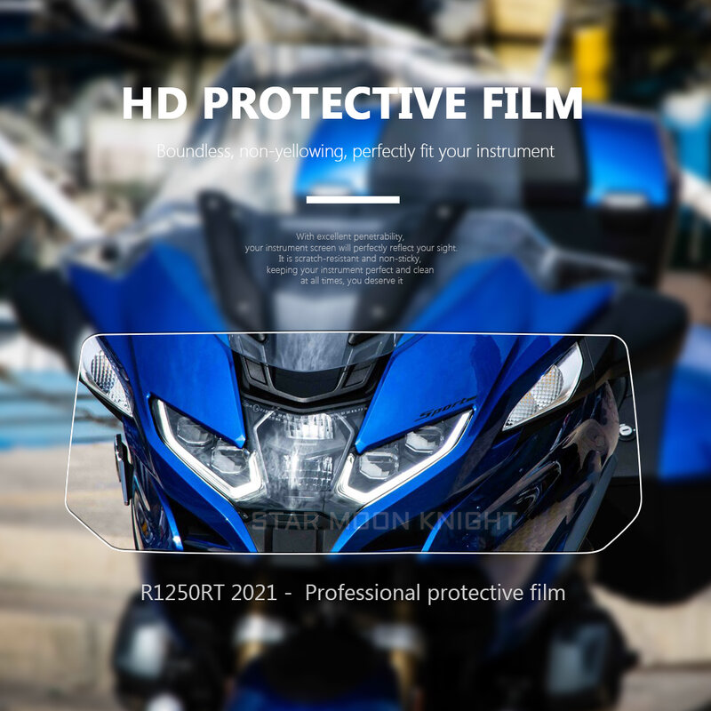 Apto para bmw r1250rt r 1250 rt 2021-acessórios da motocicleta scratch cluster tela painel proteção instrumento filme