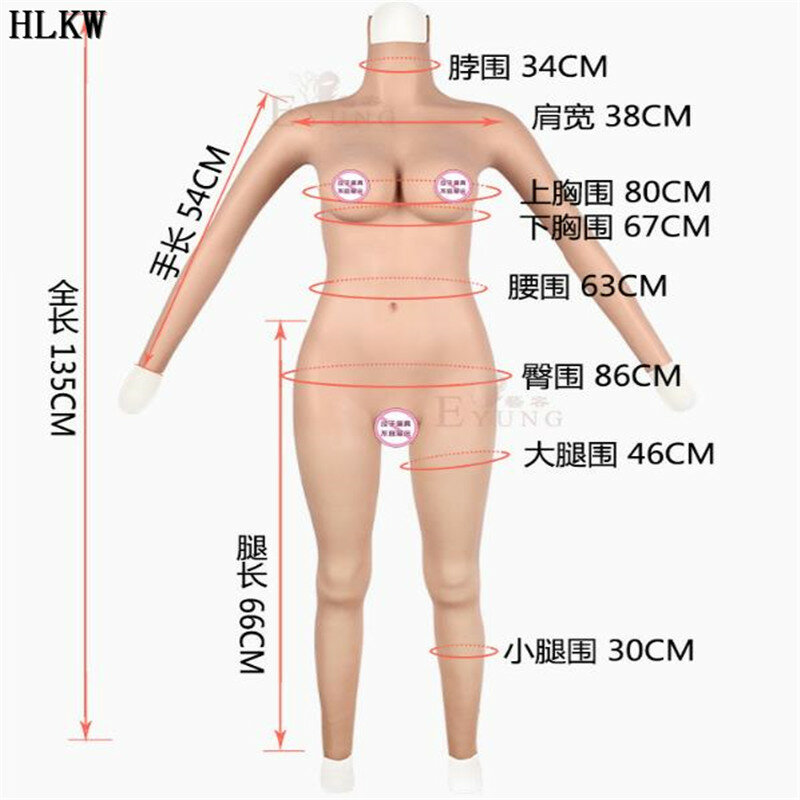 Body en Silicone solide pour travesti avec bras, fausses formes de seins, pour transgenre, fesses, amélioration du faux vagin de chatte