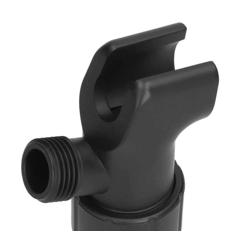 Universal Schwarz Dusche Arm Halter für Handbrause Einstellbare Dusche Arm Halterung