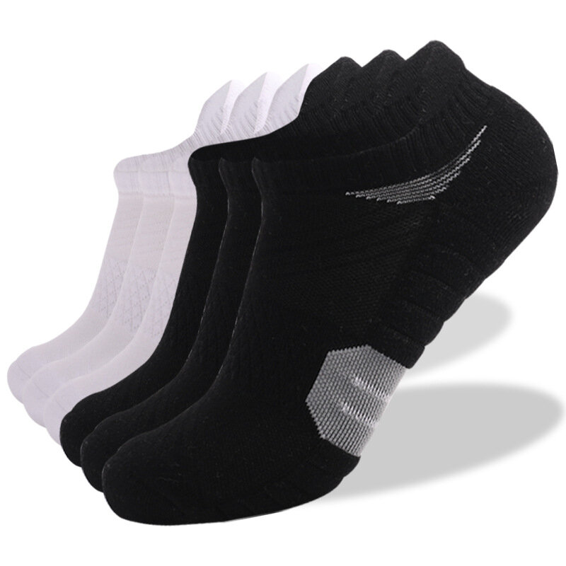 Athletic Running Socks for Men Women Cushioned Sports Ankle Socks Low Cut Socks Outdoor Breathable Moisture Wicking 6 Pairs
