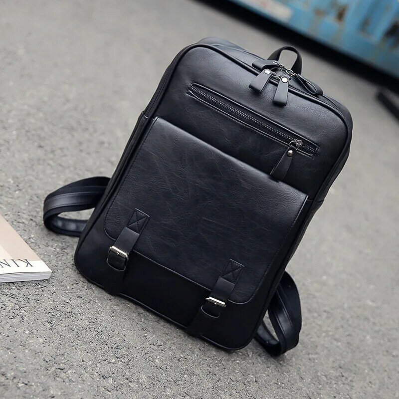 Mochila computador saco de moda simples lazer dos homens e das mulheres faculdade mochila de viagem ao ar livre