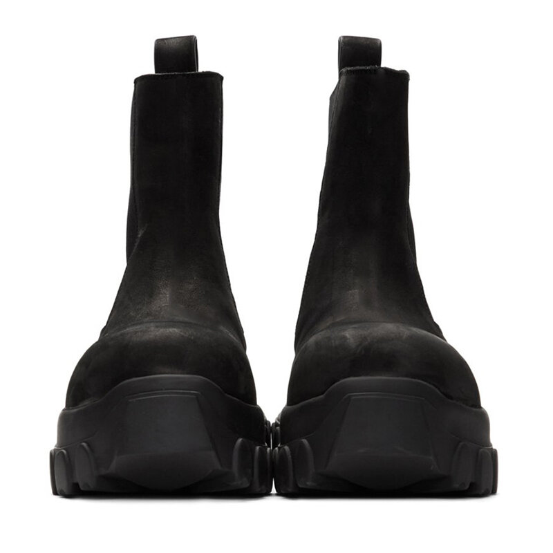 Ботинки Tick мужские в стиле милитари, уличные зимние кожаные сапоги, повседневная обувь