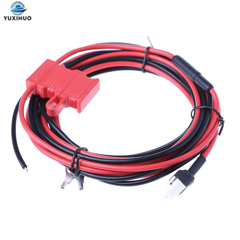 DC 12V 3M Extend Power Cable Cord For Hytera HYT MD780 MD780G MD782 MD785 MD786 MD788 MD650 MD652 MD655 MD656 MD658 MT680 Radio