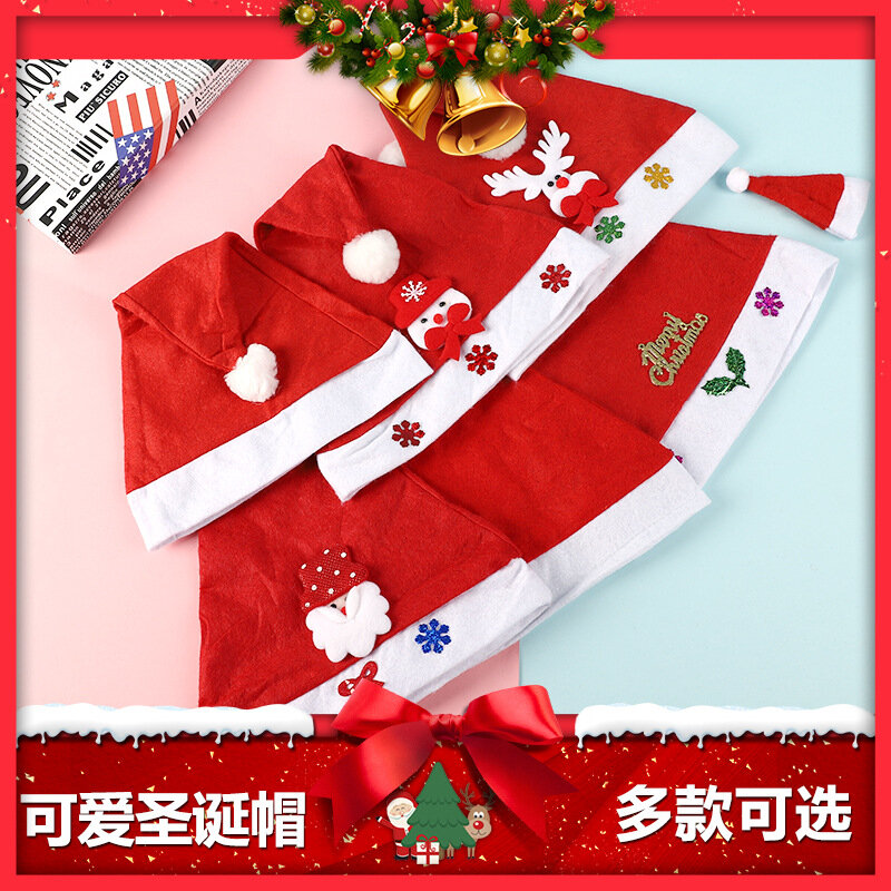 Kerst Hoed Santa Nieuwigheid Hoed Kids Kerst Decoraties Voor New Home Kerstman Gift Feestartikelen