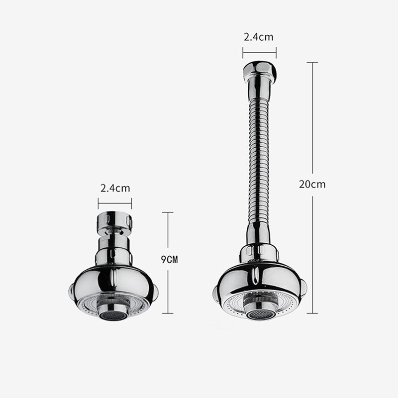New Kitchen Shower Faucet Tap 3 Level Can Adjusting 360 Rotate Water Saving Bathroom Shower Faucet filtered Faucet Accessories