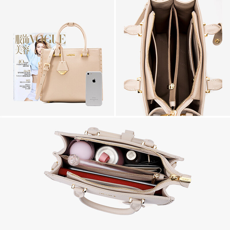 Дизайнерская Женская сумка LA фестиn, новинка 2021, модные женские сумки через плечо, вместительная сумка-мессенджер с кисточками, дизайнерская роскошная женская сумка из спилковой кожи