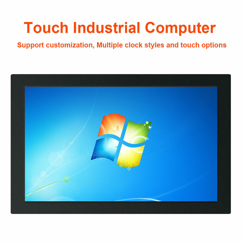 Tableta PC Industrial Intel i3 de 23,6 pulgadas, todo en uno, 21,5 pulgadas, con pantalla táctil resistiva, para Win 10 pro, WiFi, RS232 com