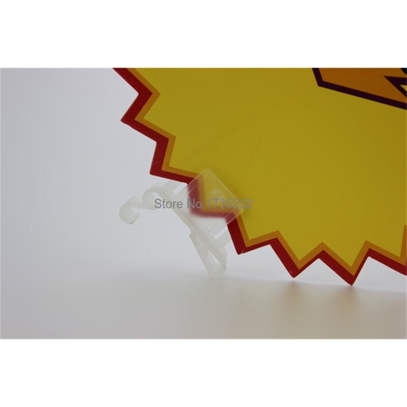 Titular do sinal de plástico clipe preço tag exibição braçadeira prateleiras rack pop clipes loja supermercado entrada do corredor de dados tira etiqueta titular