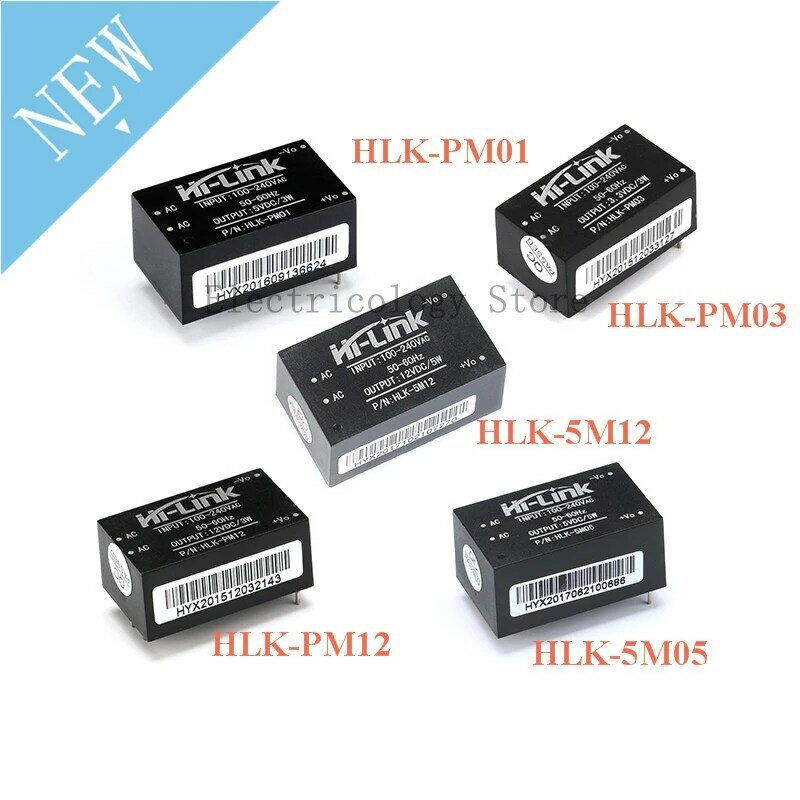 HLK-PM01/HLK-PM03/HLK-PM12 Step Down Power Supply Module 220V to 3.3V/5V/12V top