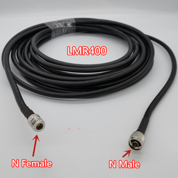 Novo lmr400 cabo n macho para n fêmea conector rf coaxial trança antena cabo LMR-400 jumper
