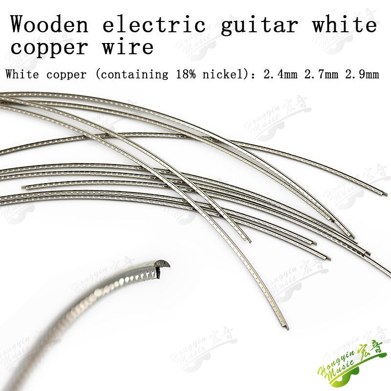 Tastiera Fret Fret Wire per chitarra acustica ottone/cupronichel/frens in acciaio inossidabile 2.0/2.2/2.4/2.7/2.9/3.2mm L260mm