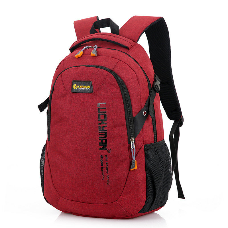 New Fashion Men's Backpack Leisure Outing Travel Computer Student Bag Multi-function Large-capacity High Quality Design