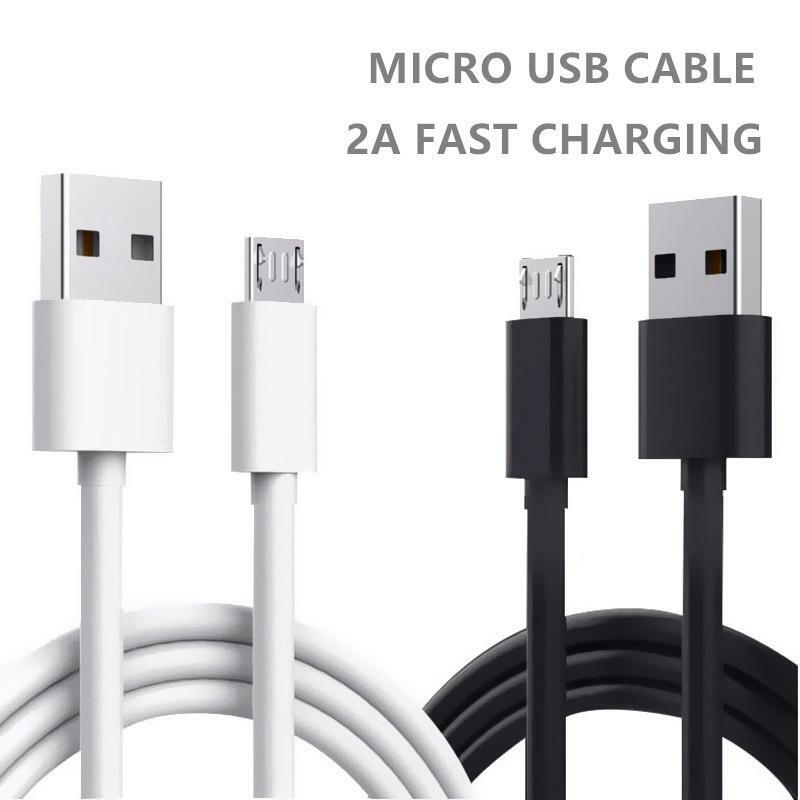 Câble Micro USB 2A pour recharge rapide et transfert de données, cordon de chargeur pour téléphone Samsung S6 S7 Edge Xiaomi Huawei MP3 Android