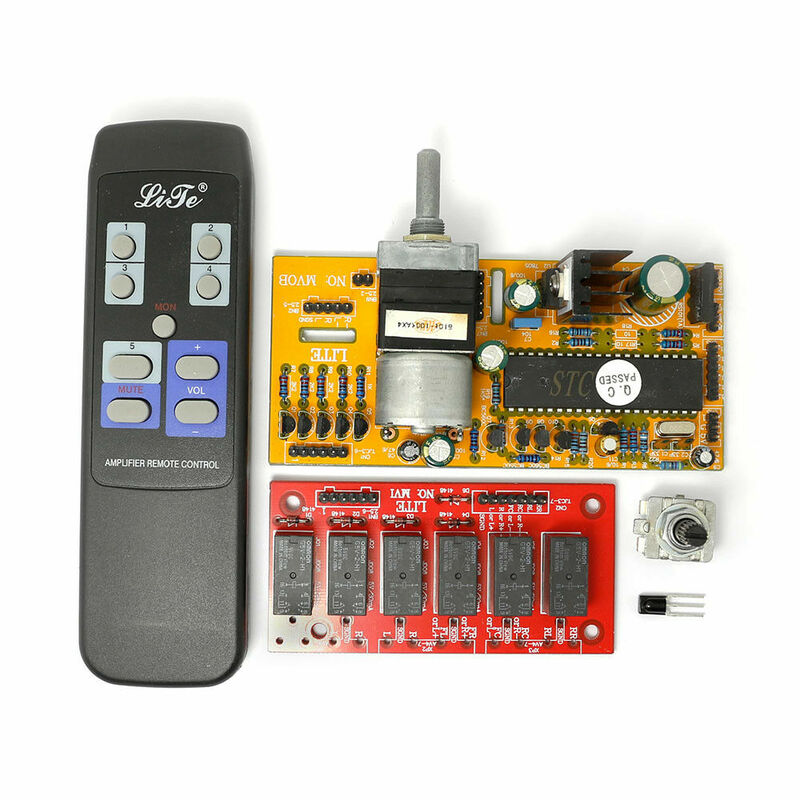 Control remoto motorizado MV04 cuádruple + potenciómetro de entrada 9-12V AC
